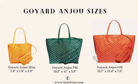 goyard reversible beach tote|goyard tote bag size comparison.